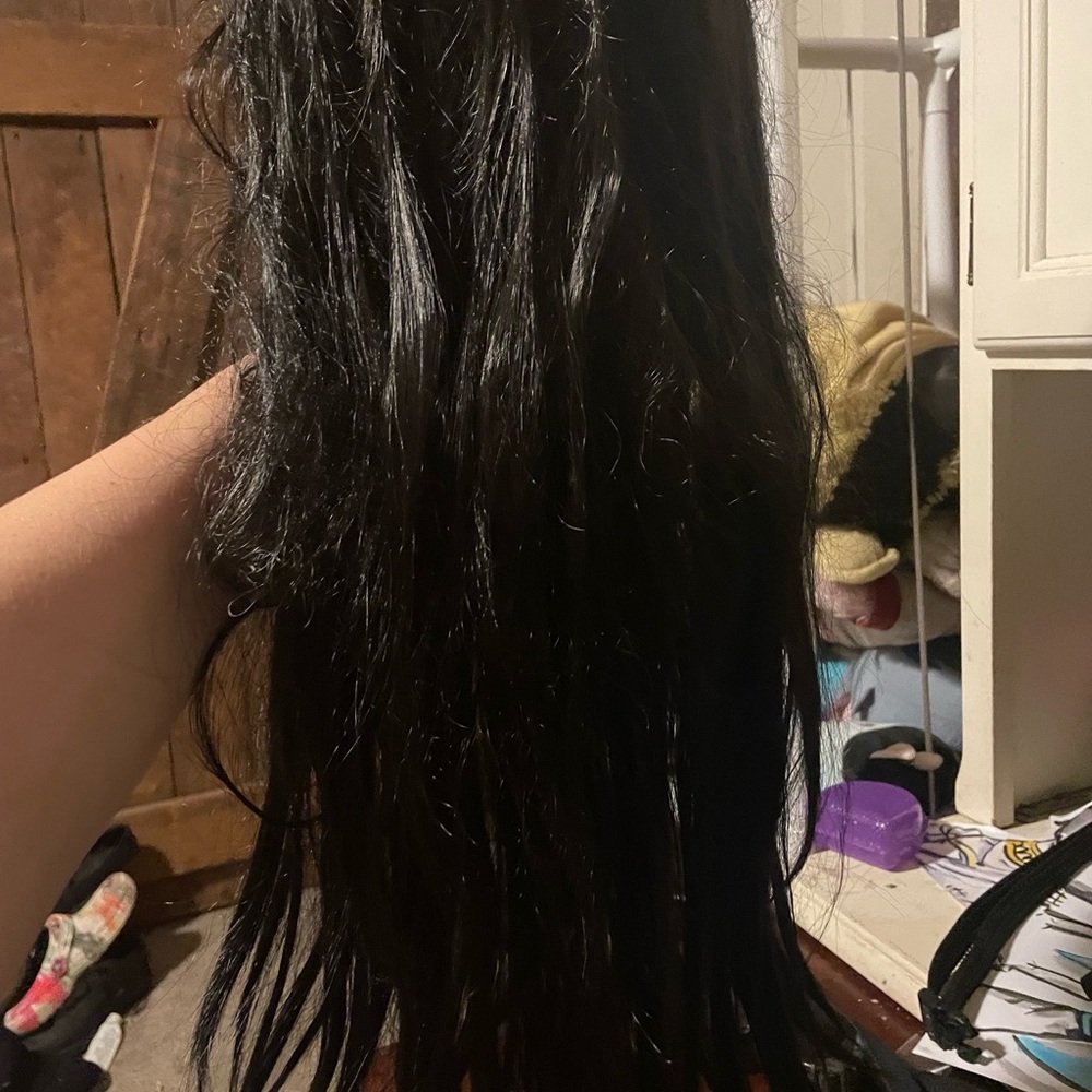 Sleek Black Hair Extension